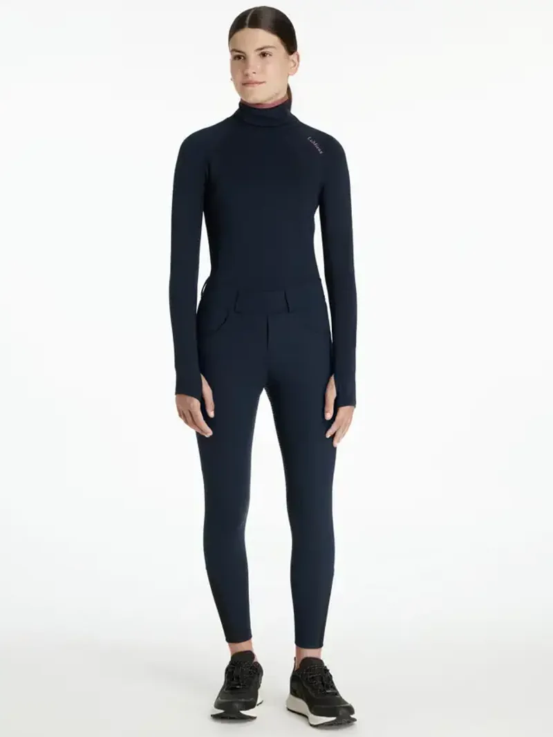 Young Rider Ella Brushed Breggings - Navy-3