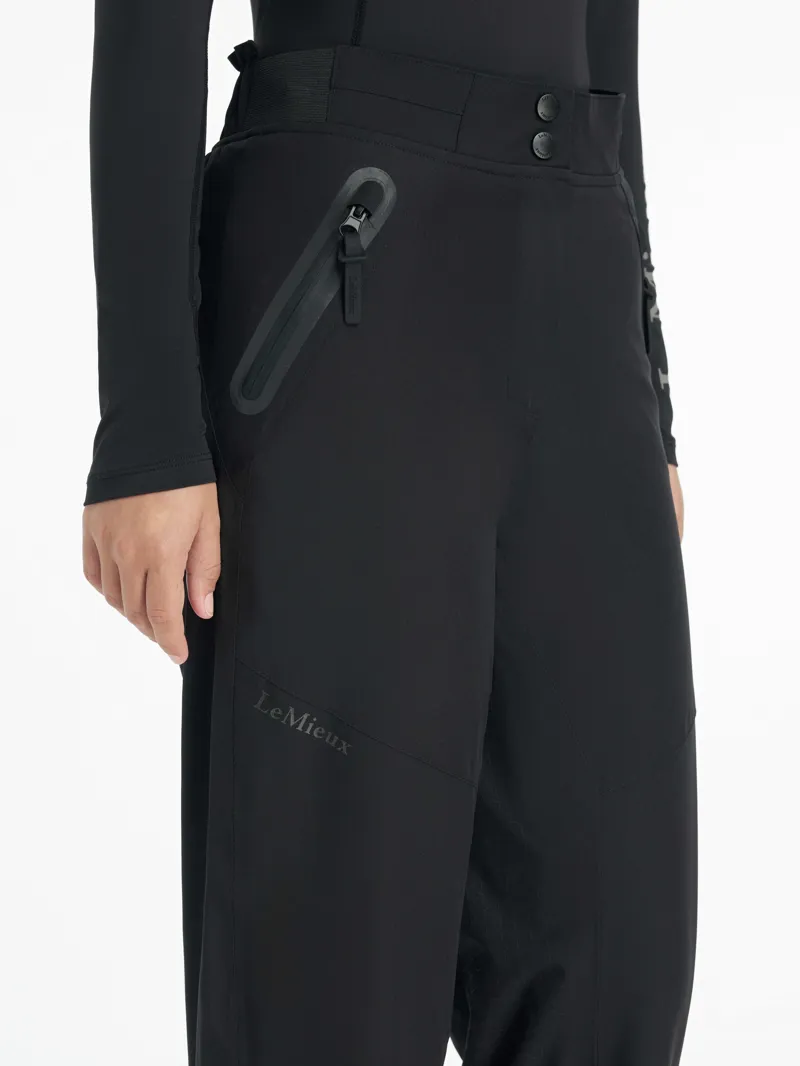 LeMieux Young Rider DryTex Stormwear Waterproof Trousers - Black-3