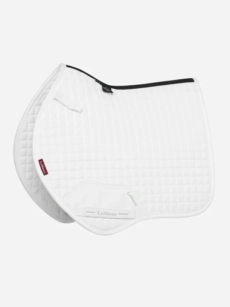 LeMieux Mini Suede Close Contact Square White