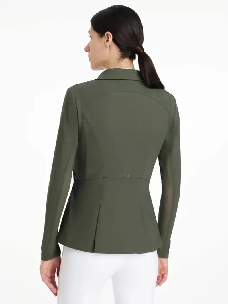 LeMieux Jessica Mesh Show Jacket Pine Green-1