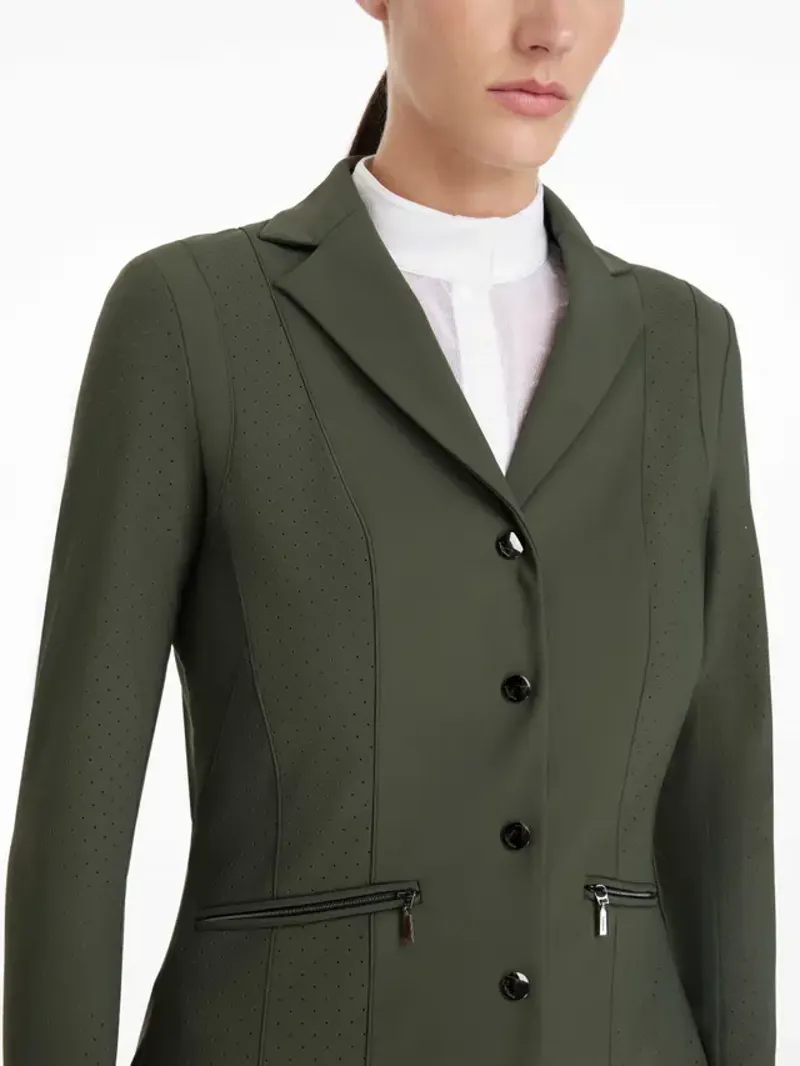 LeMieux Jessica Mesh Show Jacket Pine Green-2