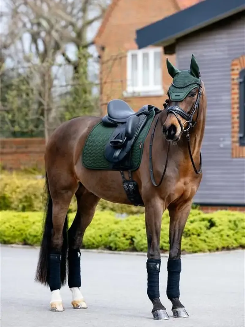 LeMieux Essence Dressage Square - Pine Green Large-1