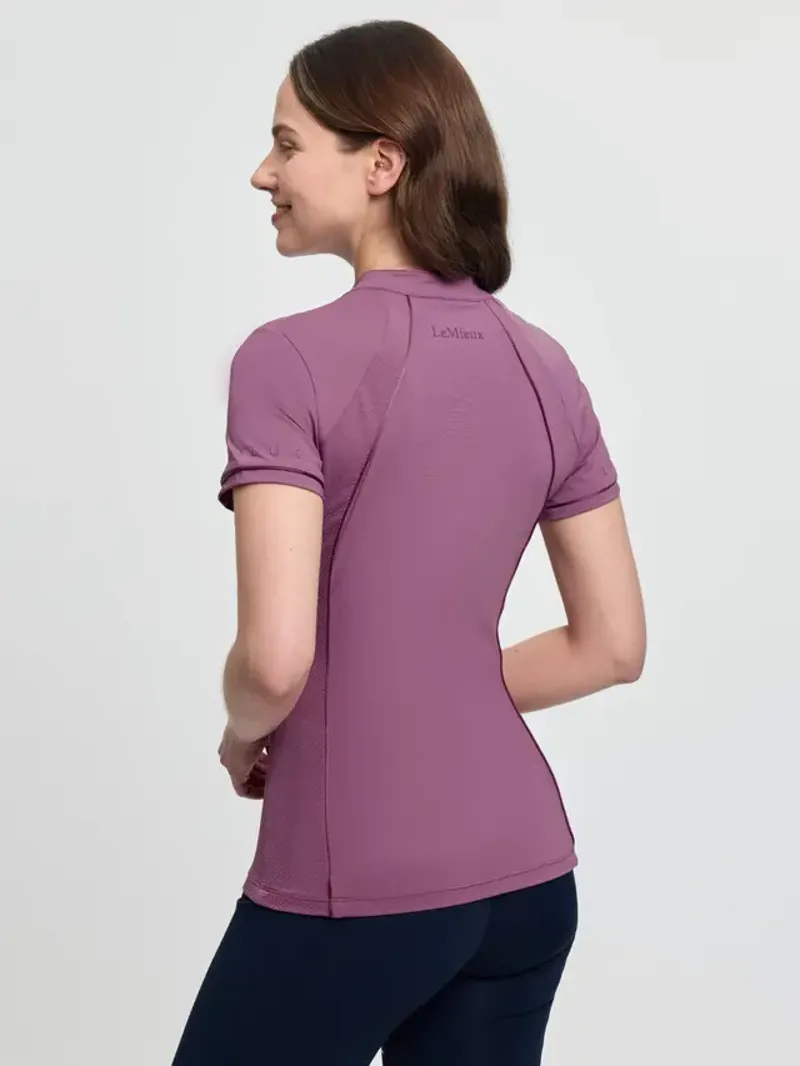 LeMieux Lisa Mesh Base Layer Mallow-1