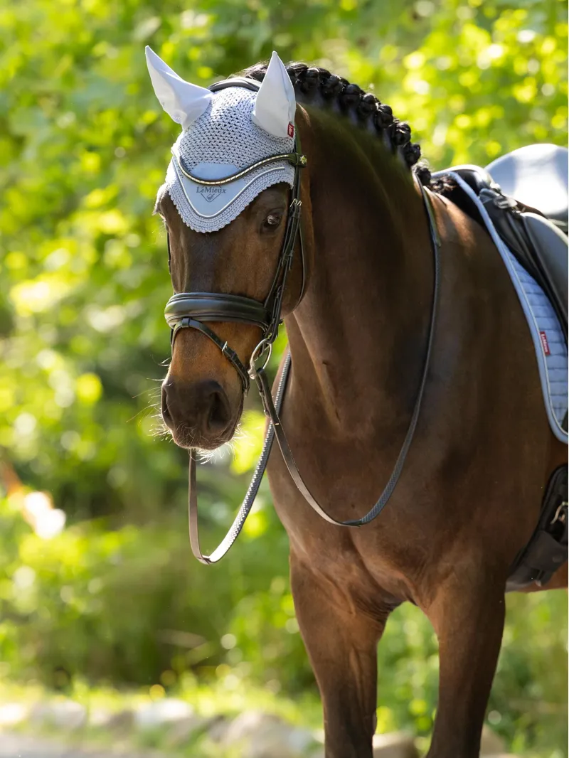 LeMieux Classic Fly Hood - Powder Blue-1