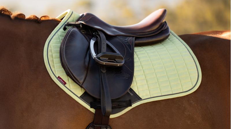 LeMieux Suede Close Contact Square - Macaron-2