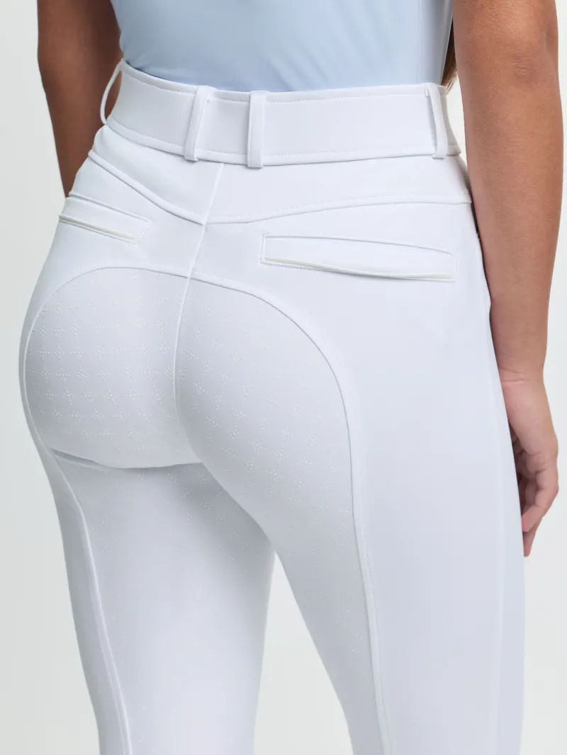 Lemieux Young Rider Izzy Full Seat Breech - White-4