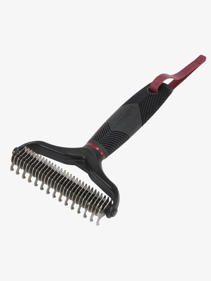 LeMieux Mane Thinning Rake - Black-1