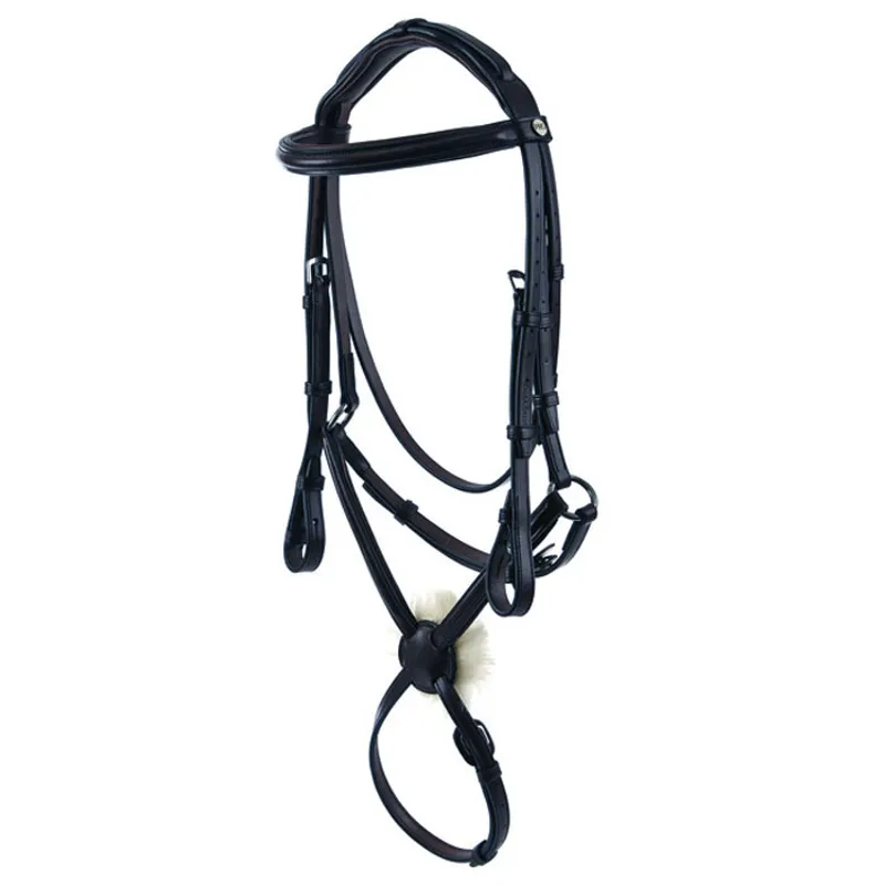 Jeffries Wembley Pro Mexican Grackle Bridle Black