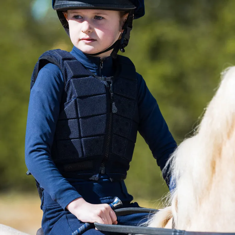 Racesafe Motion 3 Young Rider Body Protector - Navy-5