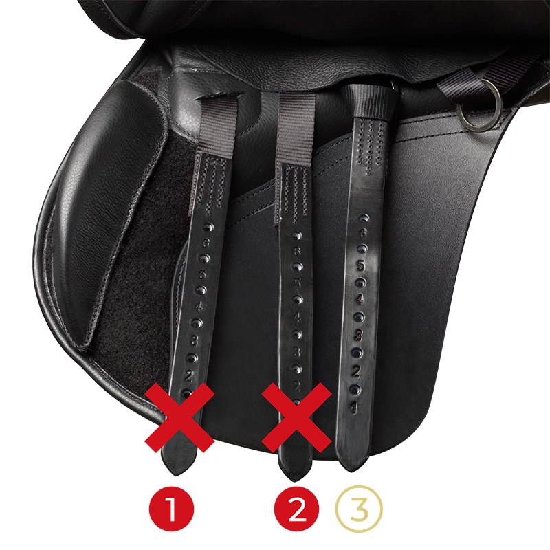 Kent And Masters S Series Cob and Connie GP Saddle in Black-1