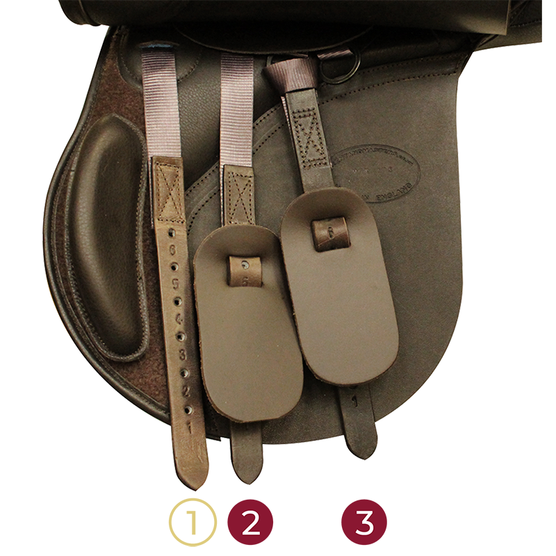 Kent And Masters S Series Cob and Connie GP Saddle in Brown