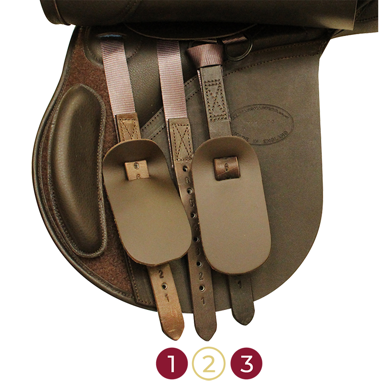 Kent And Masters S Series Cob and Connie GP Saddle in Brown-1