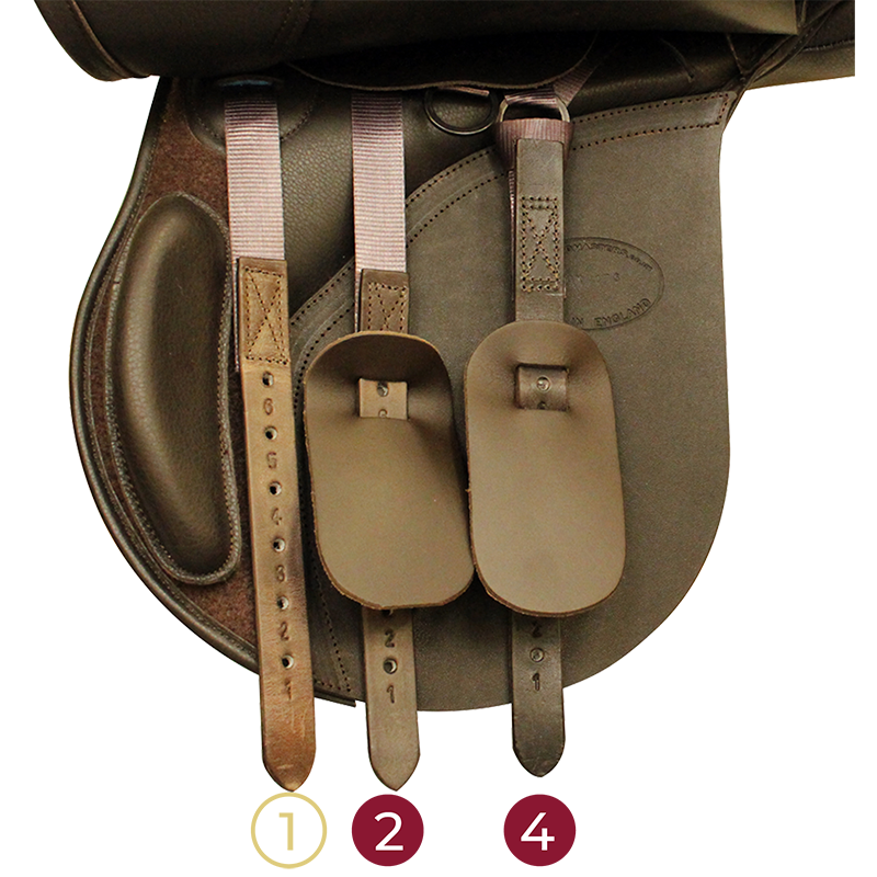 Kent And Masters S Series Cob and Connie GP Saddle in Brown-2