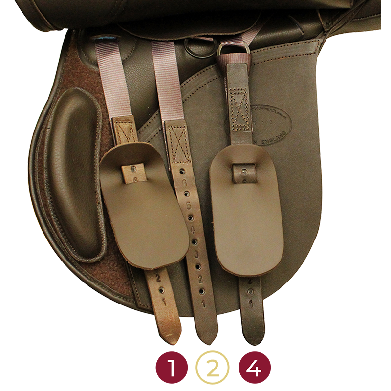 Kent And Masters S Series Cob and Connie GP Saddle in Brown-3