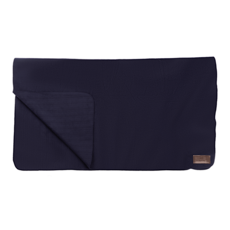 Kentucky Heavy Fleece Square Rug Large in Navy-1