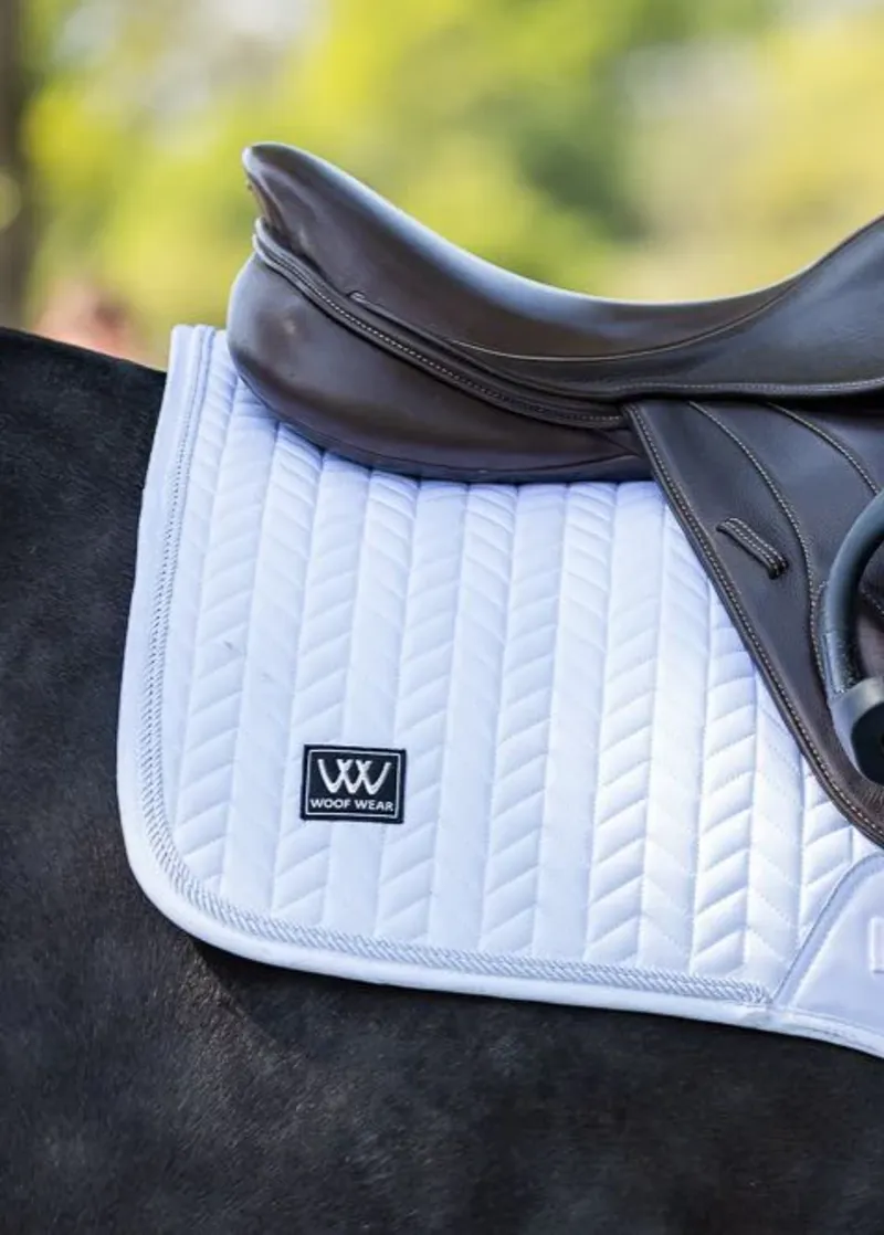Woof Wear Herringbone CC Pad - White