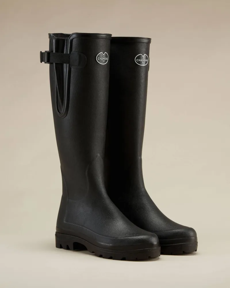 Women's Vierzonord Neoprene Lined Boot - Black-6