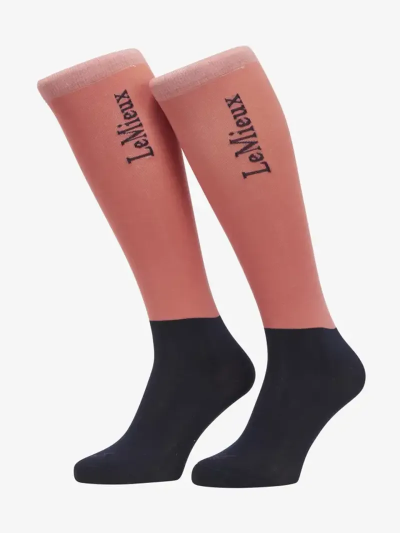 LeMieux Competition Socks 2 Pack Kids in Cranberry