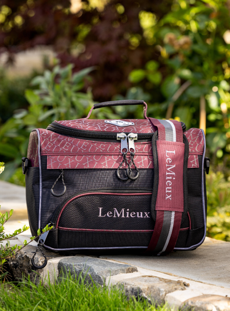 LeMieux Elite ProKit Lite Grooming Bag in Burgundy-1