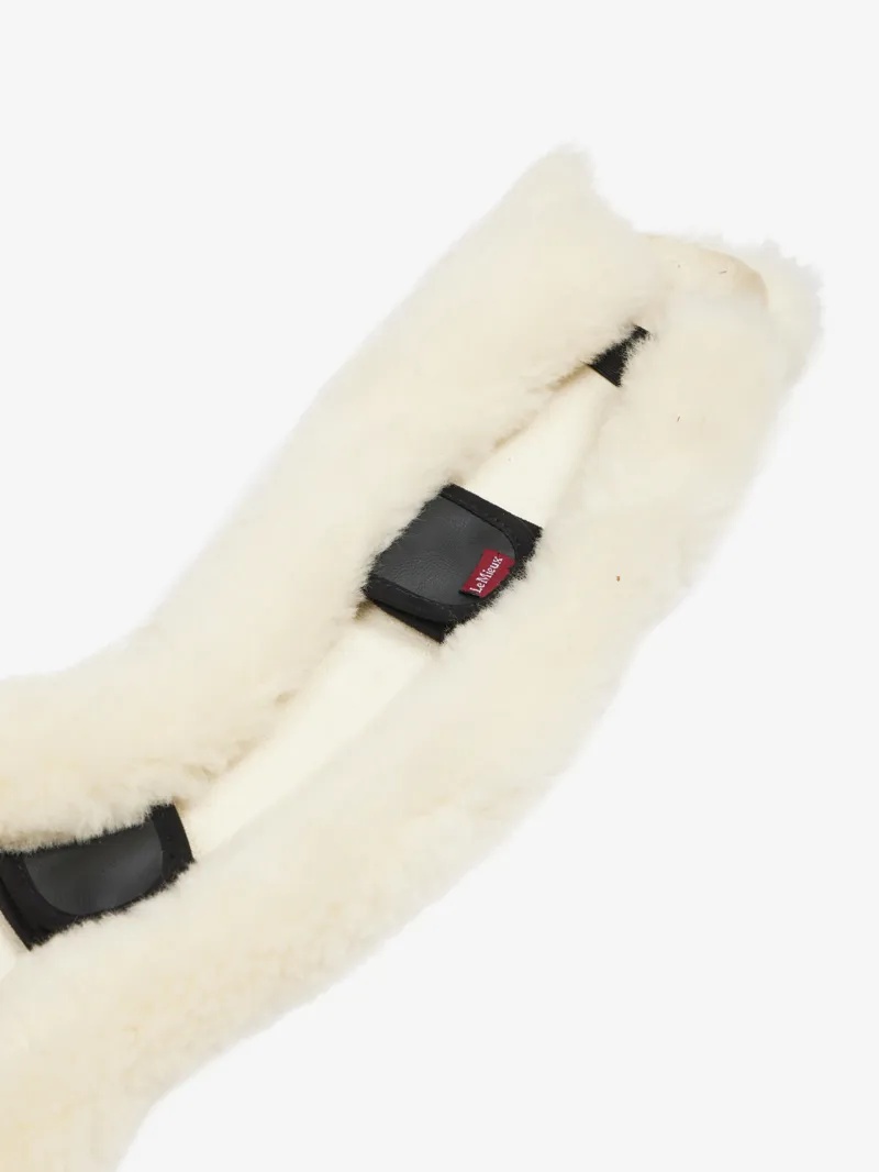 LeMieux Merino+ Anatomic Jumping Girth Cover - Natural-2