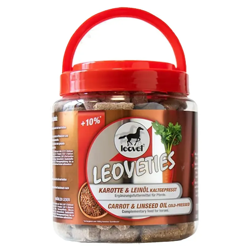Leovet Leoveties Carrot and Linseed Oil Horse Treats 1100g-1