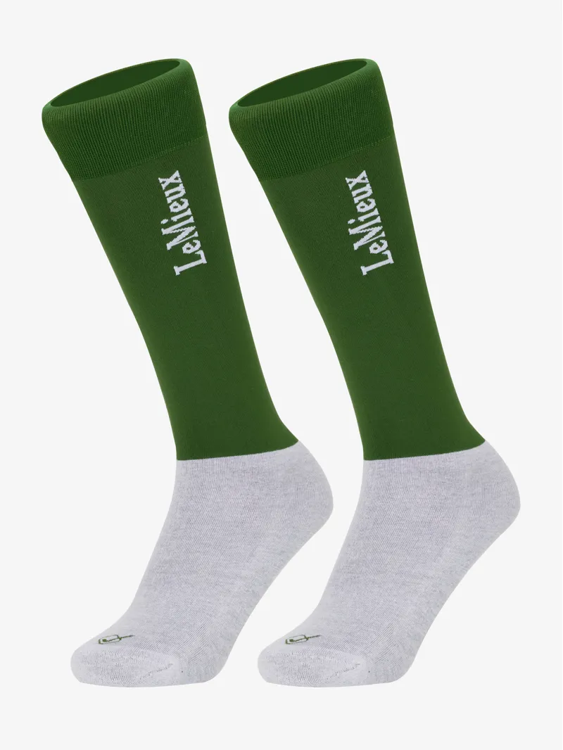 LeMieux Competition Socks 2 Pack - Hunter Green