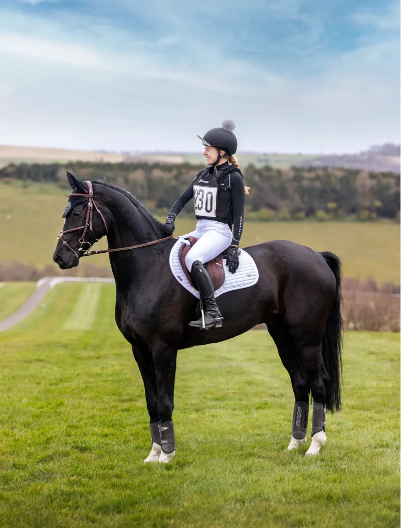 LeMieux Eventing Bib - Black-1