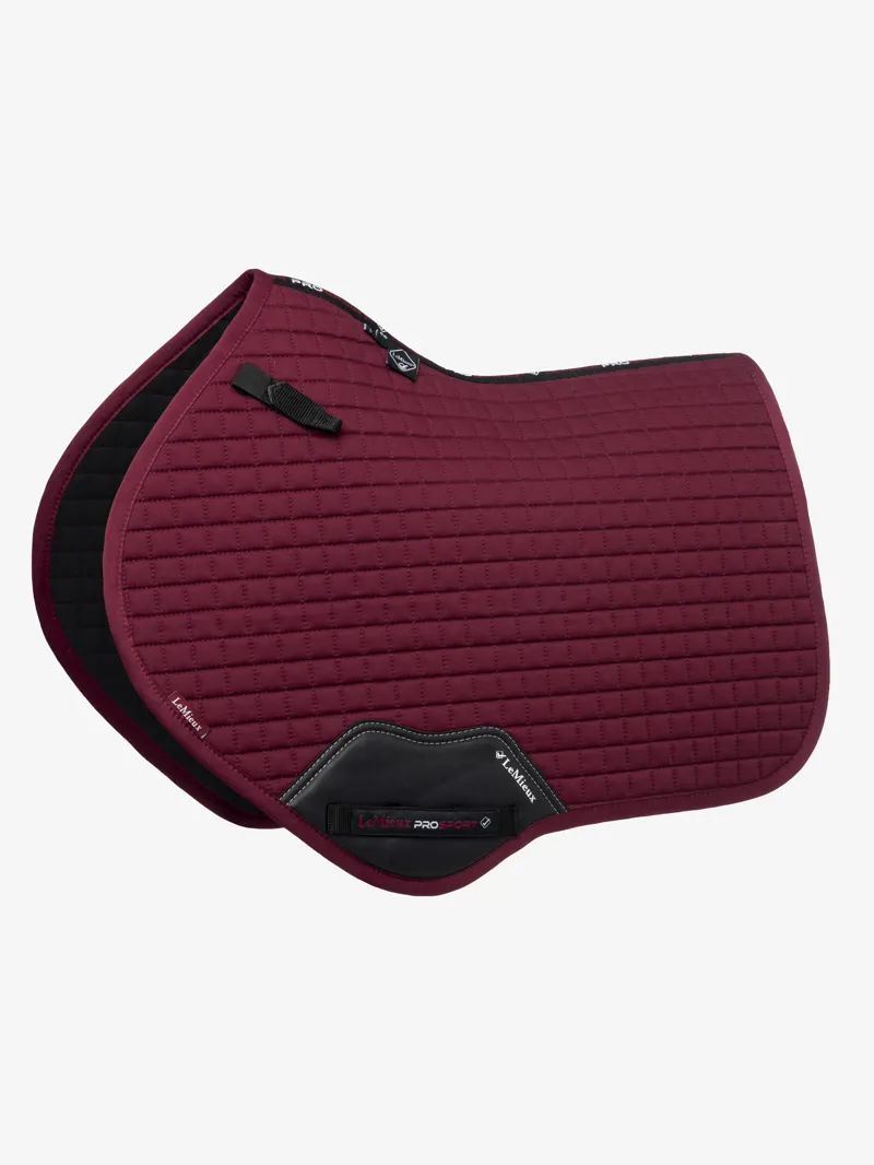 LeMieux Close Contact Cotton Square - Burgundy