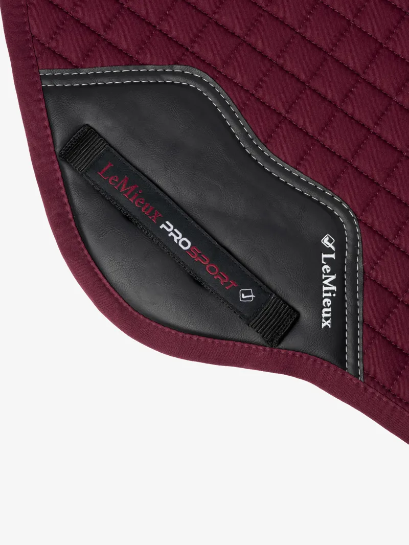 LeMieux Close Contact Cotton Square - Burgundy-2