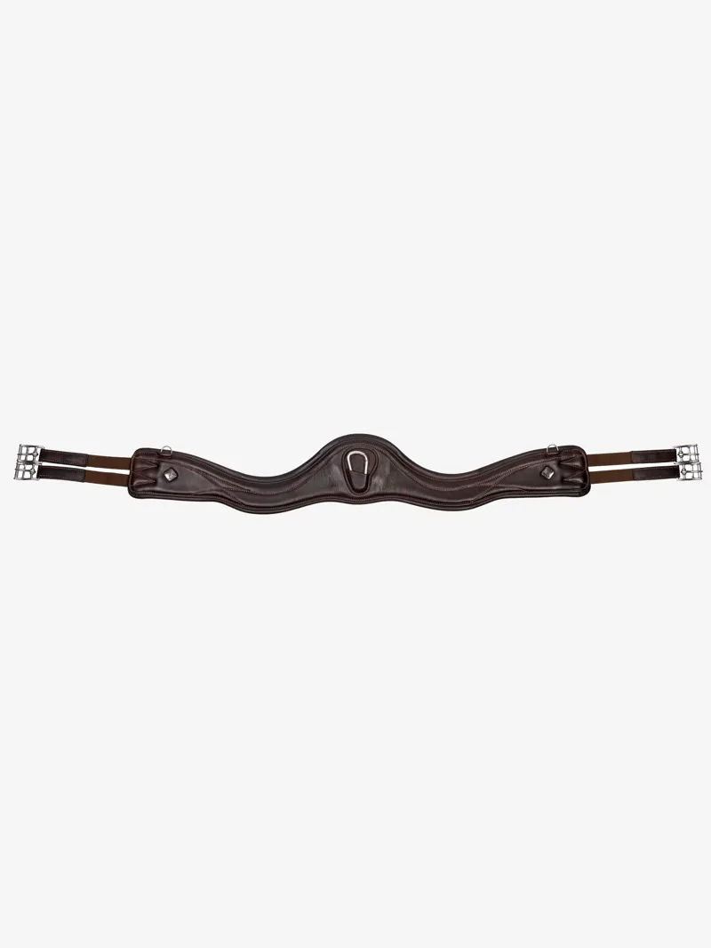 LeMieux Gel-Tek Anatomic Jumping Girth - Brown-3