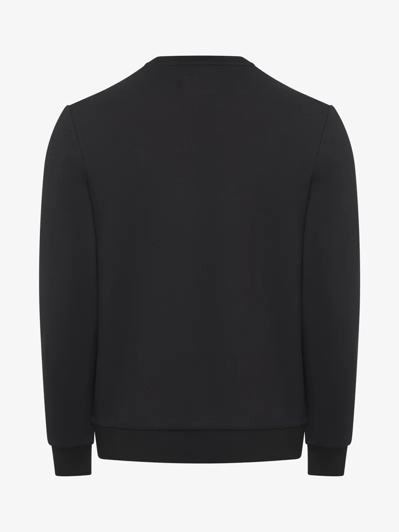 LeMieux Mens Elite Crew Sweatshirt - Black-2