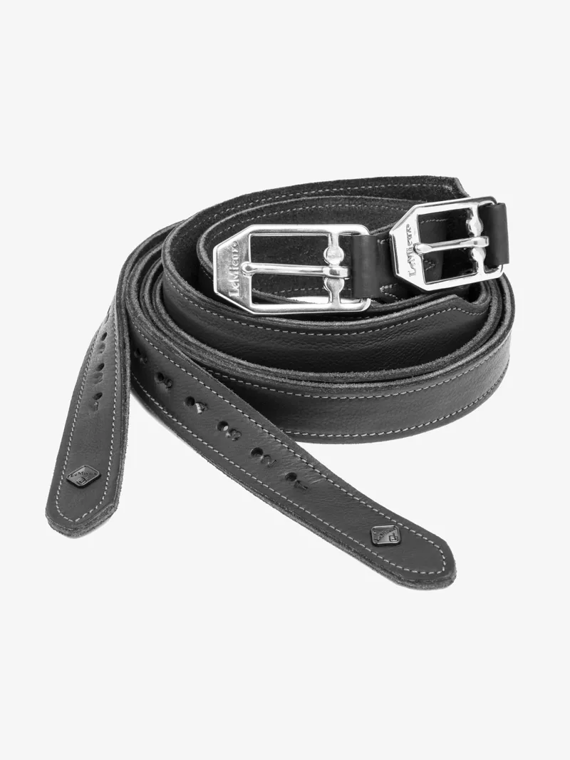 LeMieux Vector Pro Stirrup Leather - Black
