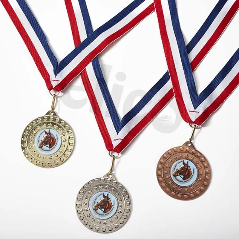 Elico Medals + Ribbons - Gold
