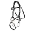 Henry James Mexican Grackle Bridle with Comfort 3D Air headpiece - Black