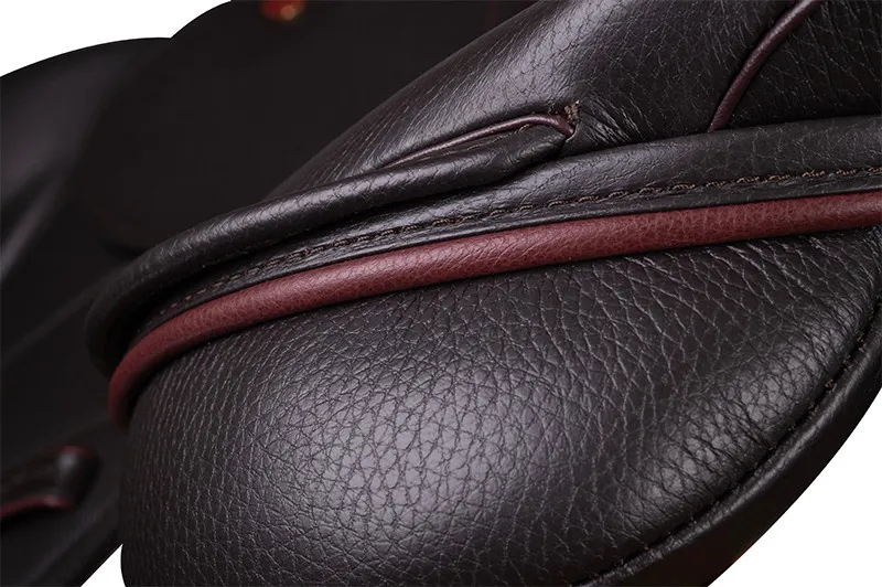 Kent and Masters Competition Series Dual-Flap Jump Saddle - Brown -4