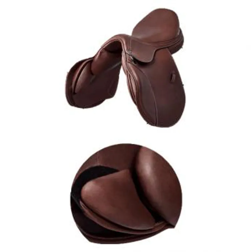 Erreplus Eventing Monoflap Jump Saddle - Brown-1