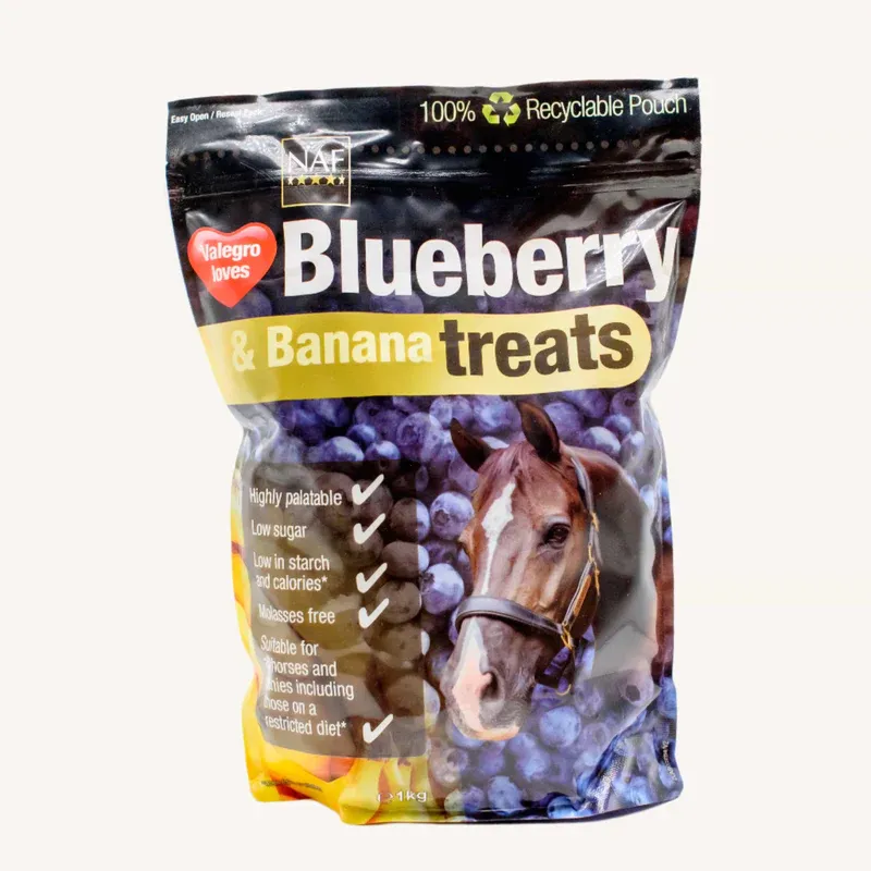 NAF Blueberry and Banana treats 1kg