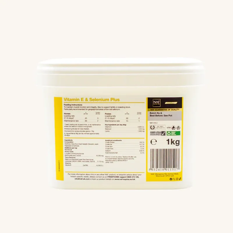 NAF Vitamin E and Selenium Plus -1
