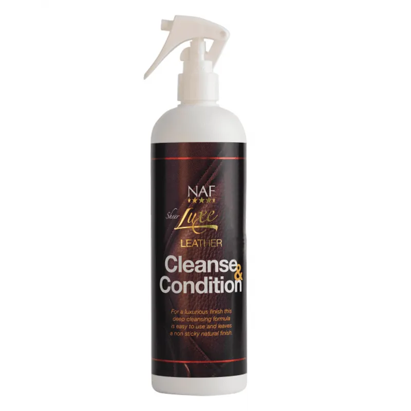 NAF Sheer Luxe Leather Cleanse and Condition Spray 500ml
