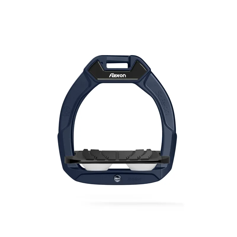 Flex-On Safe-On Junior Safety Stirrups - Navy/Black/White