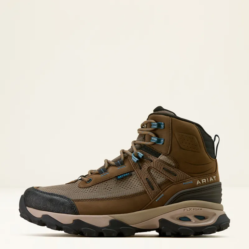 Ariat Womens Traverse Mid H2O - Brown Bark-2