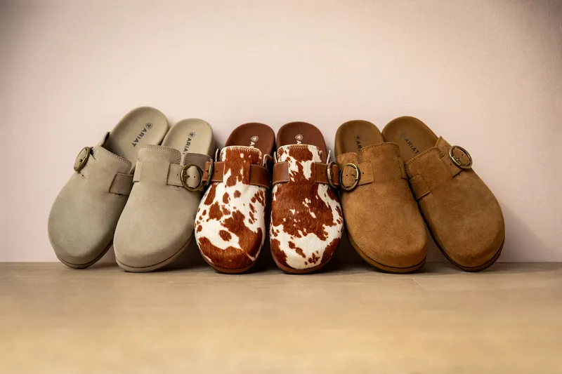 Ariat Womens Country Mule - Caramel Suede-6