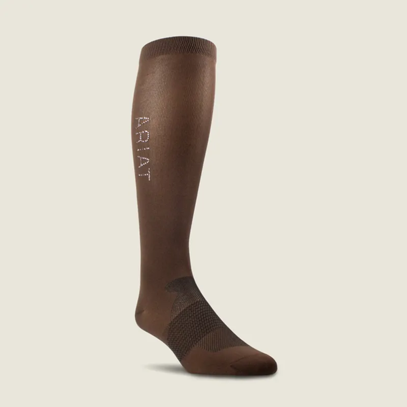 Ariat Tek Radiant Socks - Espresso Medium