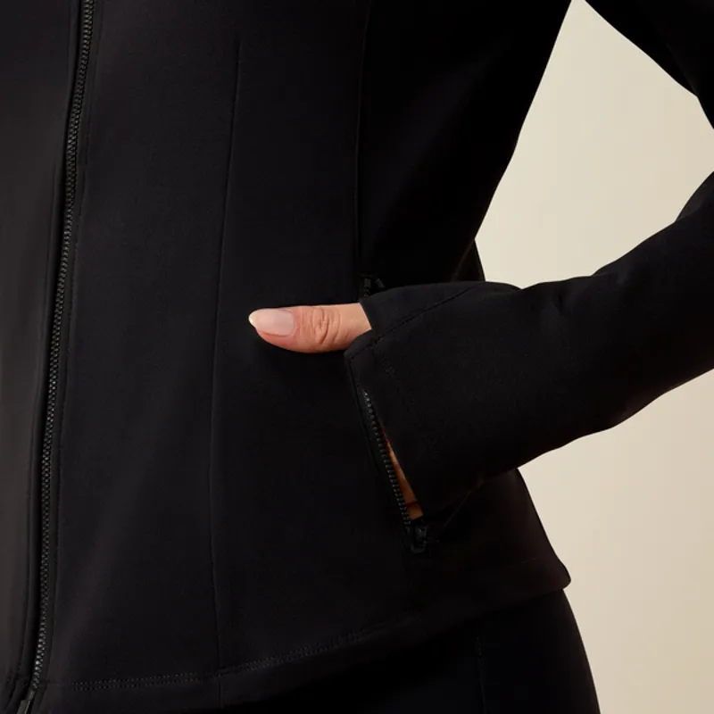 Ariat Womens Solveil Full Zip - Black-2