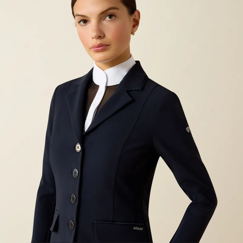Ariat Womens Allure Show Coat - Navy Eclipse-2
