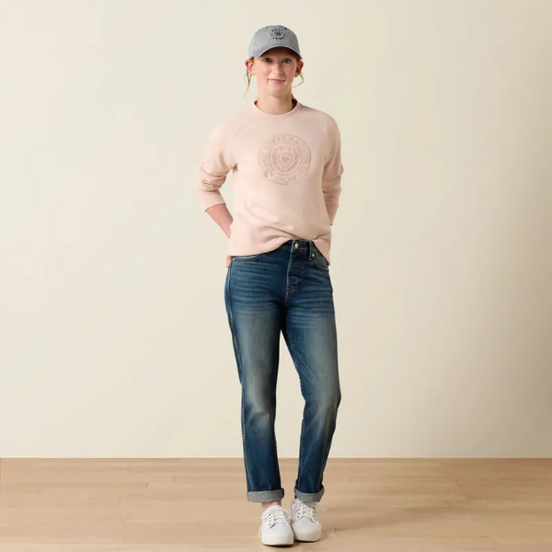 Ariat Youth Martine Sweatshirt - Sepia Rose-1
