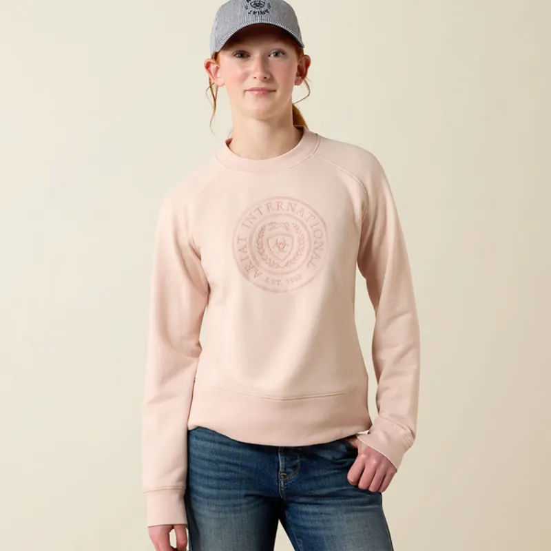 Ariat Youth Martine Sweatshirt - Sepia Rose