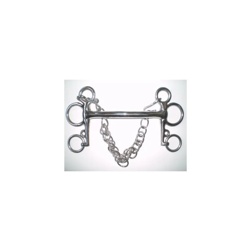 Stainless Steel Mullen Mouth Pelham