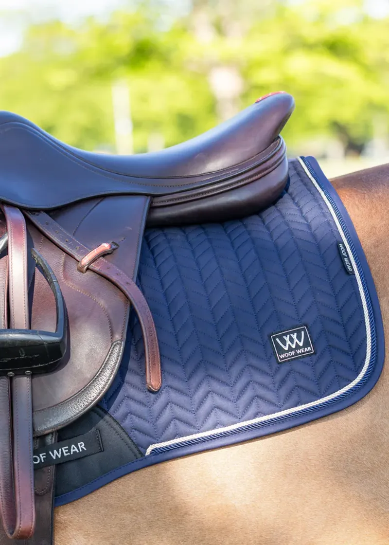 Woof Wear Herringbone CC Pad - Navy-2