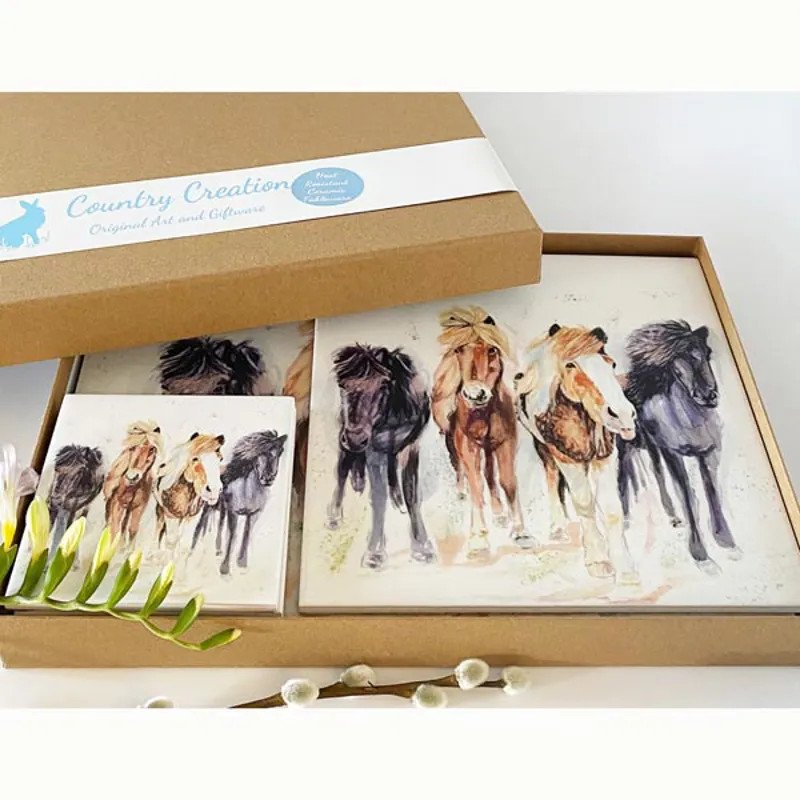 Jenkinsons Ceramic Dining Set: Pony Pals